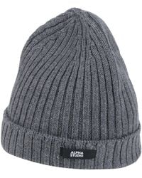 Alpha Studio - Hat Merino Wool - Lyst