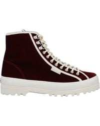 superga bordeaux alte