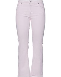 Haikure Denim Trousers - Pink