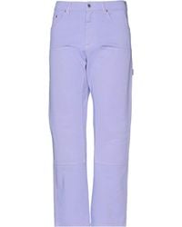 MSGM - Denim Trousers - Lyst
