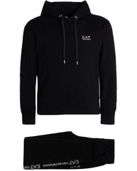 EA7 - Tracksuit Cotton, Elastane - Lyst