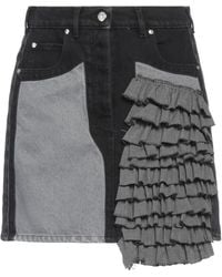 MSGM - Denim Skirt - Lyst