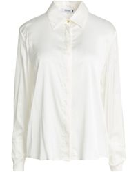 Please - Ivory Shirt Viscose, Elastane - Lyst
