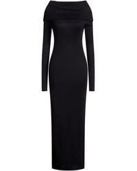 Nostrasantissima - Maxi Dress Viscose, Wool, Polyamide - Lyst
