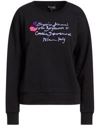 Emporio Armani - Sweatshirt Cotton, Elastane - Lyst