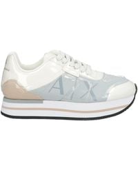 ARMANI EXCHANGE - Ivory Sneakers Polyamide, Elastane, Polyester, Polyurethane - Lyst