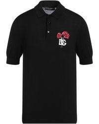 Dolce & Gabbana - Polo Shirt Virgin Wool, Viscose, Polyester - Lyst