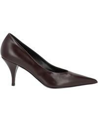 Strategia - Burgundy Pumps Leather - Lyst