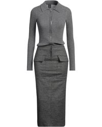 Pinko - Midi Dress Viscose, Wool, Polyester, Elastane - Lyst