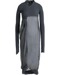 Marc Le Bihan - Steel Midi Dress Polyamide, Silk, Elastane - Lyst