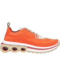 Ferragamo - Sneakers Textile Fibers, Leather - Lyst