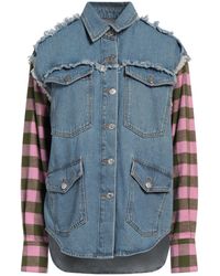 Moschino - Denim Shirt Cotton - Lyst