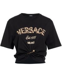 Versace - T-Shirt Cotton - Lyst
