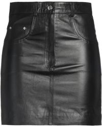 Manokhi - Mini Skirt Leather - Lyst