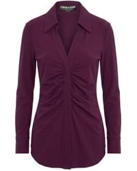 La Petite Robe Di Chiara Boni - Plum Top Polyamide, Elastane - Lyst