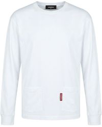 DSquared² - T-Shirt Cotton - Lyst