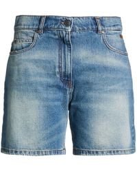 MSGM - Denim Shorts Cotton - Lyst