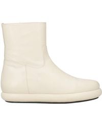 Paloma Barceló - Alisa Ivory Ankle Boots Leather - Lyst