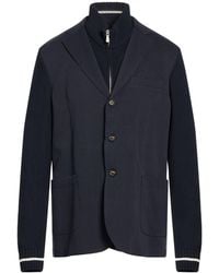 Eleventy - Blazer Cotton, Polyamide, Elastane - Lyst