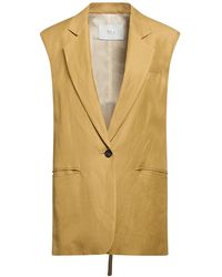 Tela - Mustard Blazer Viscose, Linen - Lyst
