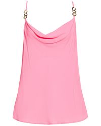 SIMONA CORSELLINI - Top Acetate, Silk - Lyst
