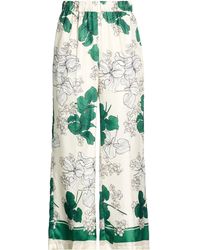 P.A.R.O.S.H. - Ivory Pants Silk - Lyst