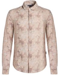 John Varvatos - Shirt Linen - Lyst
