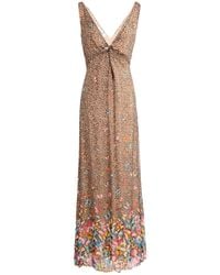 Blugirl Blumarine - Maxi Dress Silk, Viscose - Lyst