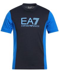 EA7 - Midnight T-Shirt Cotton - Lyst