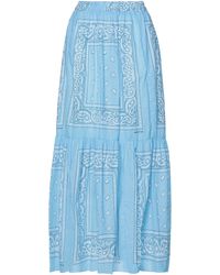 Mia Bag Long Skirt - Blue