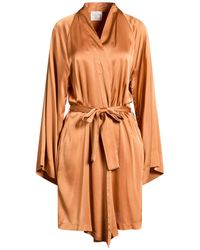 forte_forte - Tan Jacket Silk, Elastane - Lyst