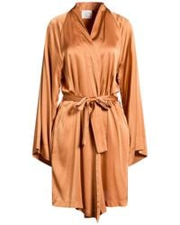 forte_forte - Tan Jacket Silk, Elastane - Lyst