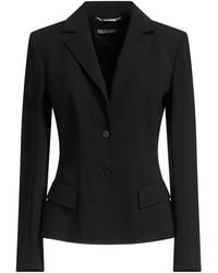 Alberta Ferretti - Blazer Virgin Wool, Polyamide, Elastane - Lyst