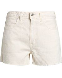 PANGAIA - Ivory Denim Shorts Organic Cotton, Cotton, Ramie - Lyst
