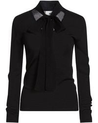 SOLOTRE - Sweater Wool, Silk - Lyst
