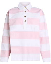 Ganni - Polo Shirt Organic Cotton - Lyst