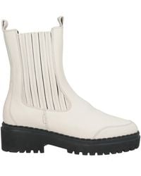 Nubikk - Ivory Ankle Boots Leather - Lyst