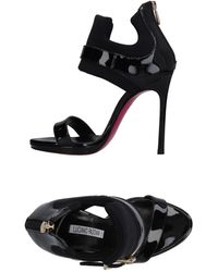 Luciano Padovan - Sandals Soft Leather, Textile Fibers - Lyst