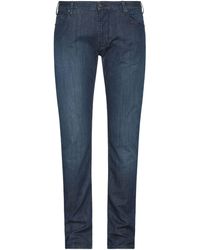 Pantalon en jean Jean Emporio Armani pour homme en coloris Noir Homme Vêtements Jeans Jeans coupe droite 