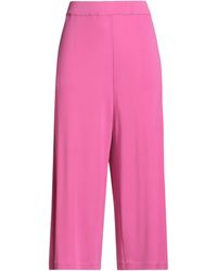 Fedeli - Fuchsia Pants Viscose, Elastane - Lyst