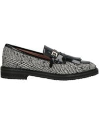 Pollini - Loafers Leather, Textile Fibers - Lyst