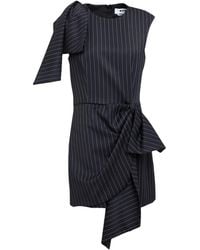 MSGM - Mini Dress Virgin Wool, Polyester - Lyst