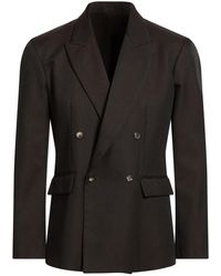 Second Layer - Dark Blazer Polyester, Wool - Lyst