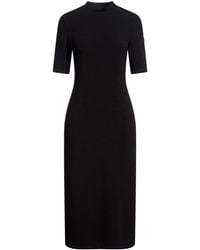 Moncler - Midi Dress Viscose, Elastane, Polyamide - Lyst