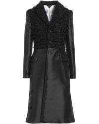 Comme des Garçons - Overcoat & Trench Coat Wool, Nylon, Polyester - Lyst