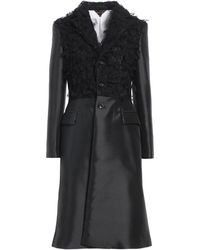 Comme des Garçons - Overcoat & Trench Coat Wool, Nylon, Polyester - Lyst