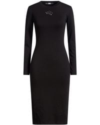KARL LAGERFELD - Midi Dress Cotton - Lyst