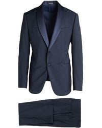 Emporio Armani - Suit Virgin Wool, Polyester, Mulberry Silk - Lyst
