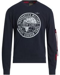 Aeronautica Militare - Midnight Sweatshirt Cotton, Polyethylene - Lyst