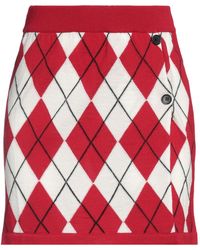 MSGM - Mini Skirt Virgin Wool - Lyst